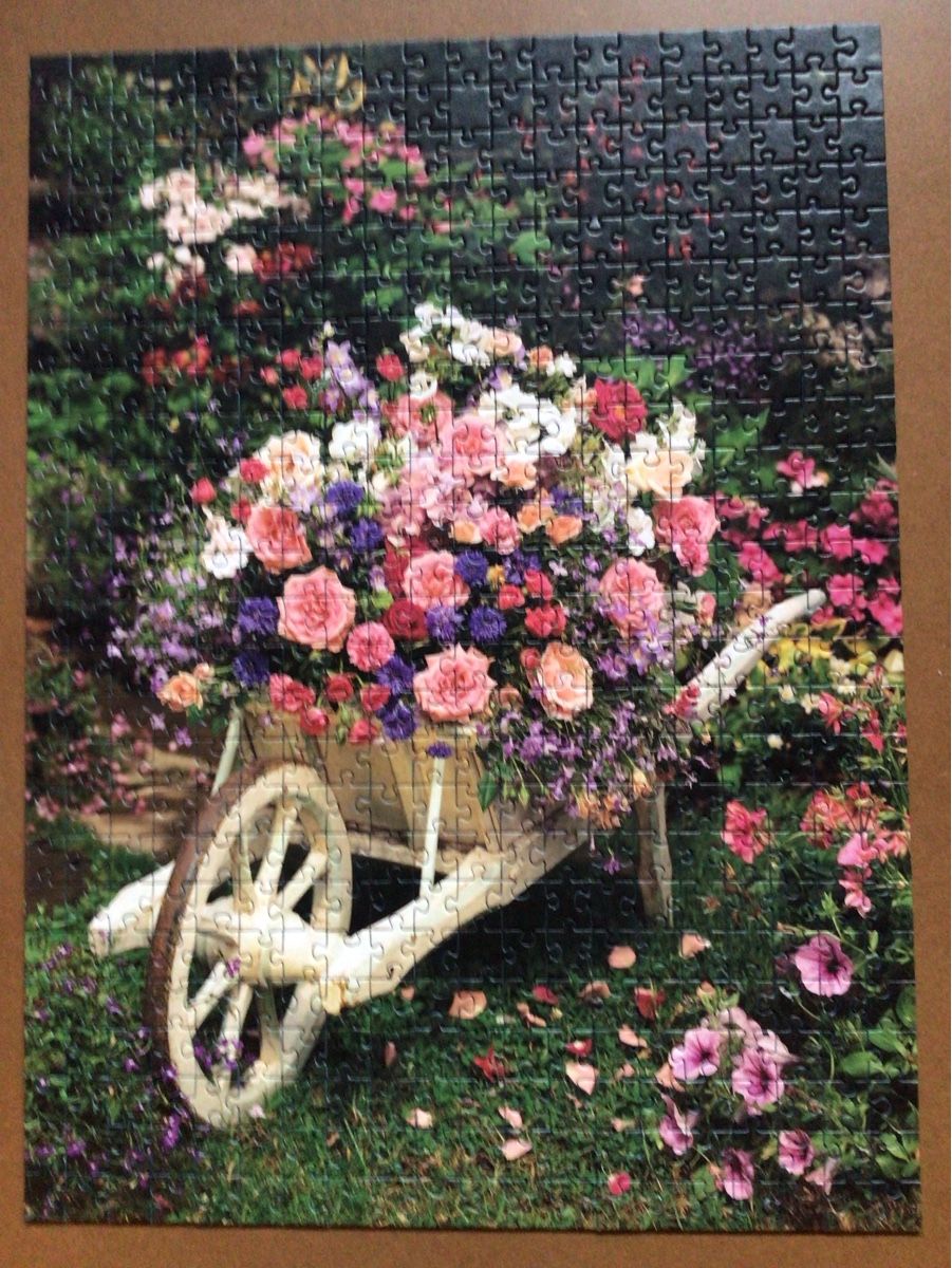 Ravensburger Puzzles: PUZZLE 500 - Blumen-Schubkarre – D'occasion à Wynigen par Andres11 1