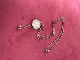 Wunderschöne vergoldete Vintage Uhr (Amerikaner)