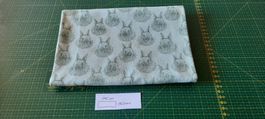Stoff Jersey Hasen Motiv hellgrün 140x50 cm neu