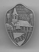 Abzeichen: Interkant. Hornusserfest LIMPACH 1938