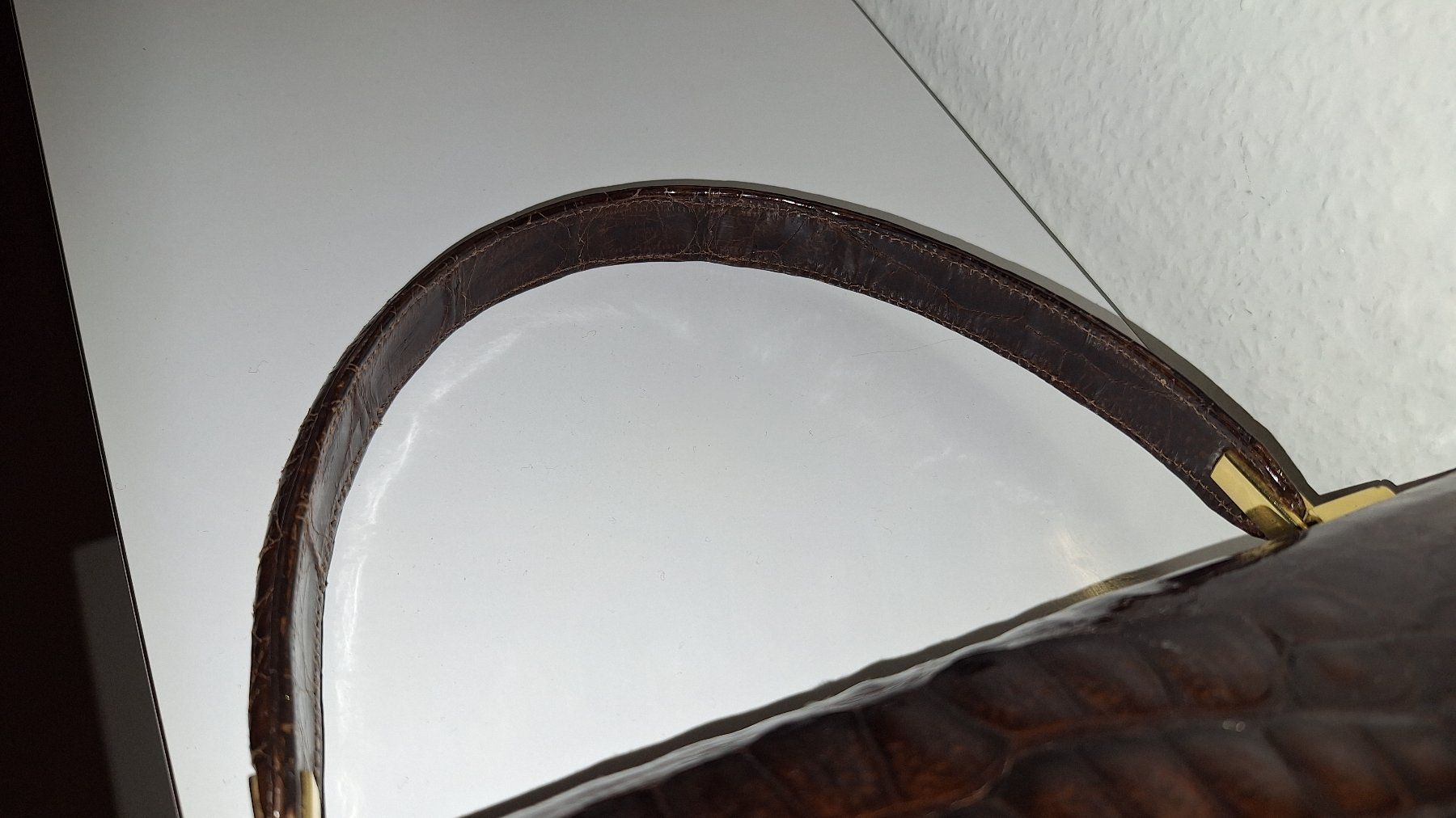 Borse da donna: Damen-Handtasche aus Krokodil-Leder – Nuovo (secondo la descrizione) da Urdorf venduto da Jeani_ 3