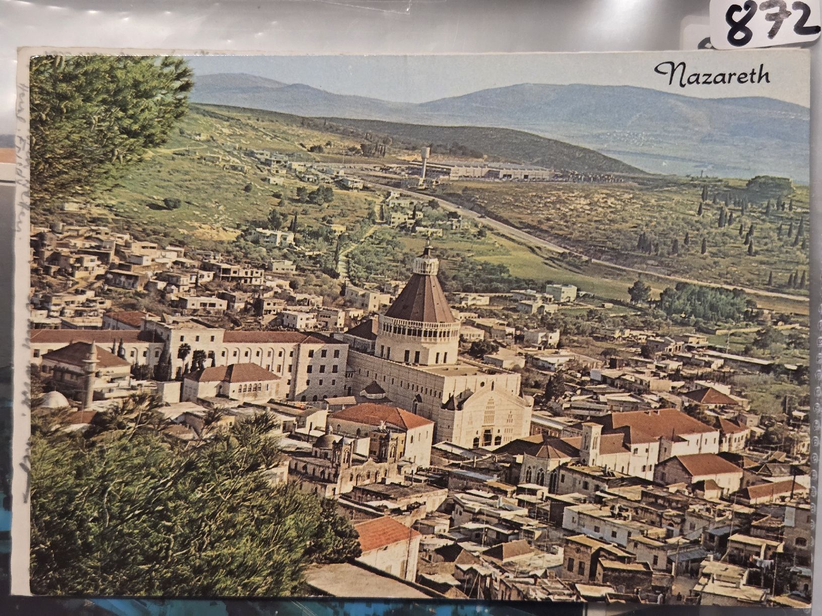 Cartoline postali: Ansichtskarte Nazareth Israel 1977 – Usato da Dintikon venduto da Vexi