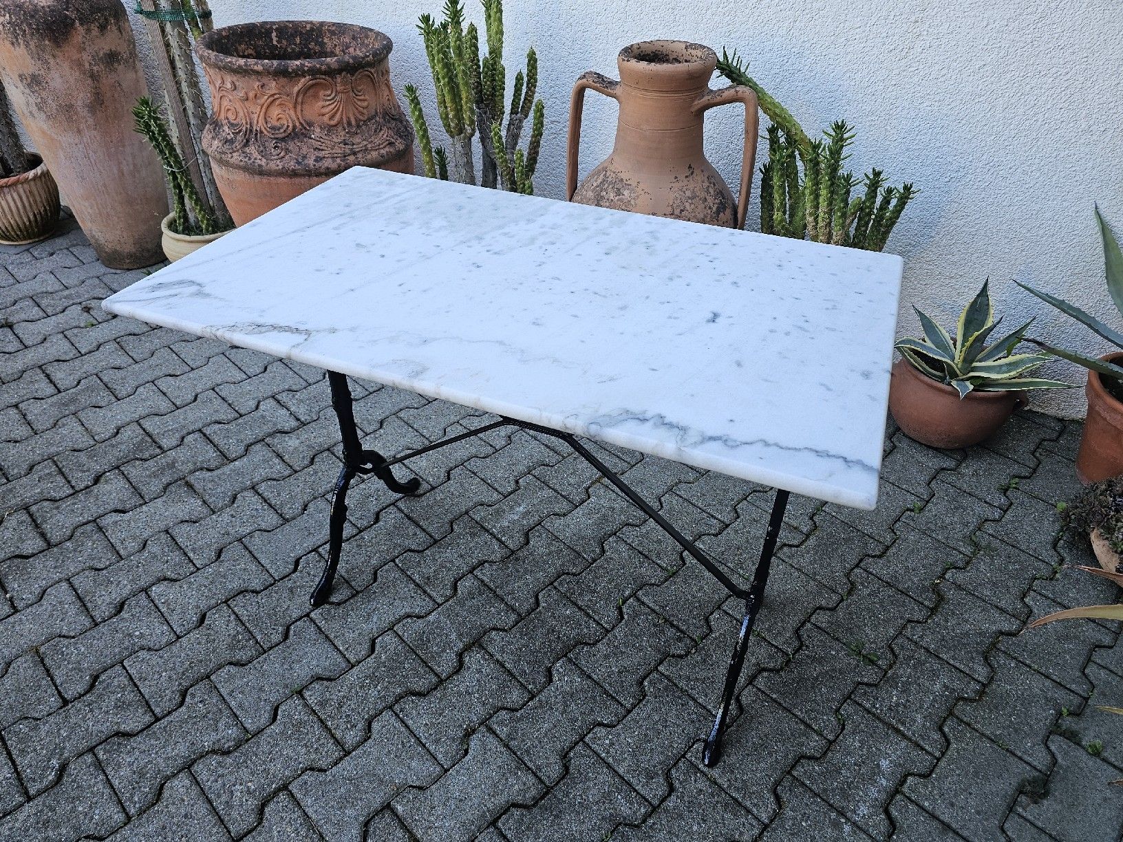 Tables: Marmortisch Gartentisch Bistrotisch – D'occasion à Villnachern par hasta08 5
