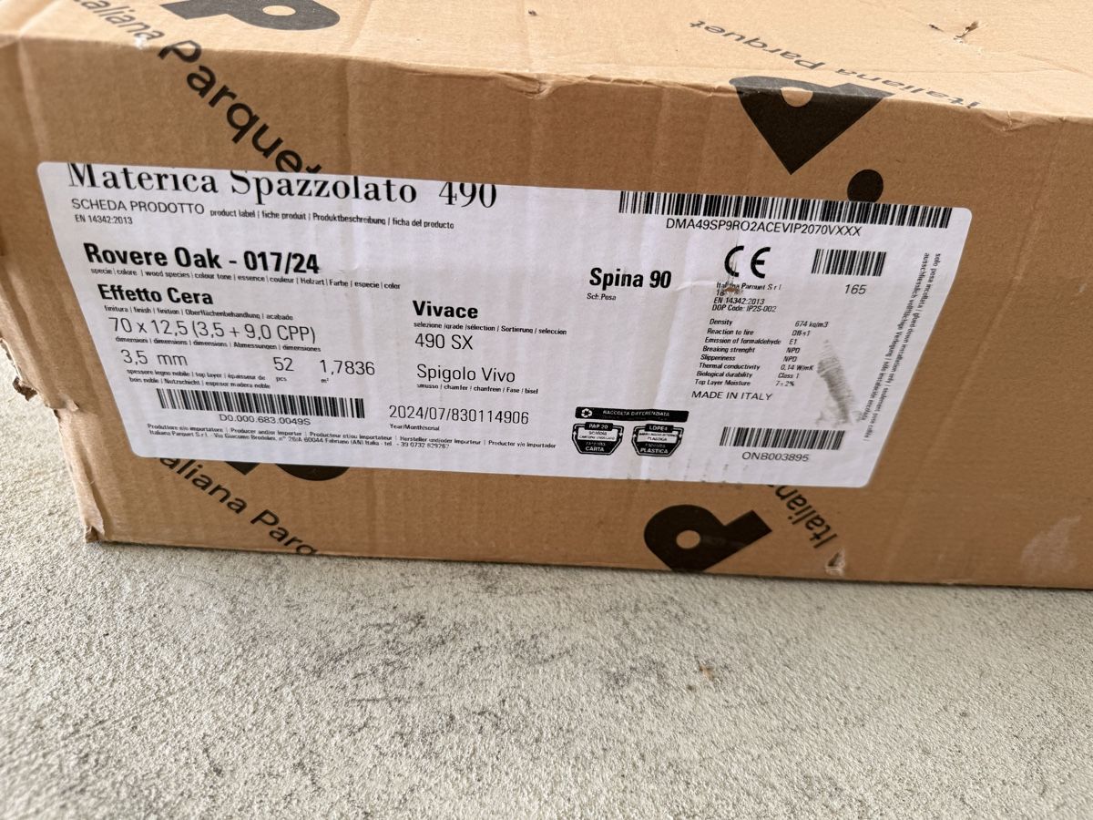 Rivestimenti per pavimenti: Einstab Parkett, 54m2, italiana, Preis pro m2 – Nuovo e nell'imballaggio originale da Pratteln venduto da kra_lg9r 7