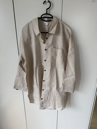 Leinentunika S beige