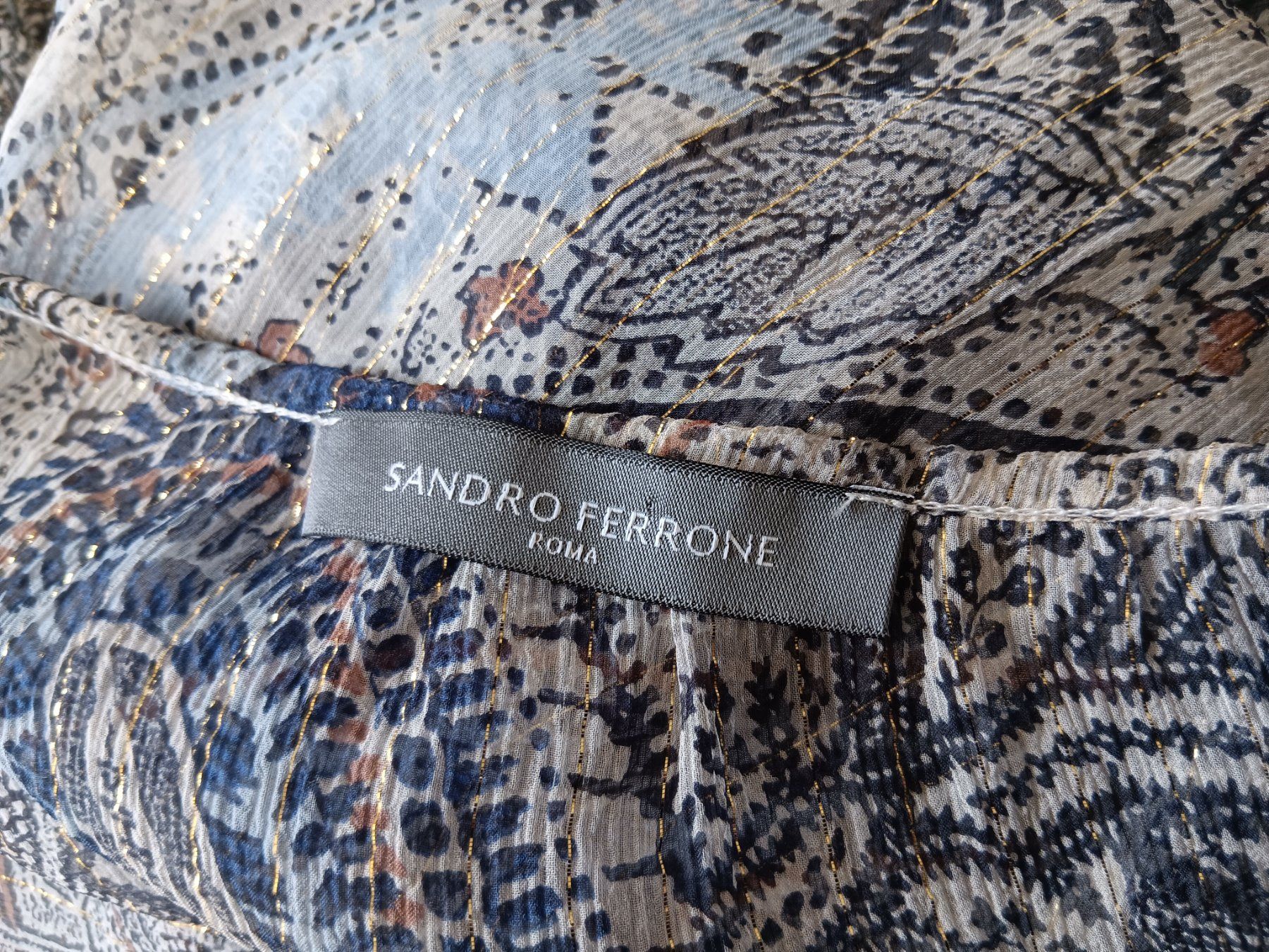 Camicette: SANDRO FERRONE ROMA Blouse / Blouse taille / Grosse L – Usato da Cossonay-ville venduto da Super-Price-Quality 8