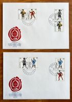 1974, INTERNABA Zusammenhängende Z46-Z49 auf FDC