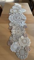 Tischdeko mit 24 Stk. Gestrickten/Gehäkelten runden Deckeli