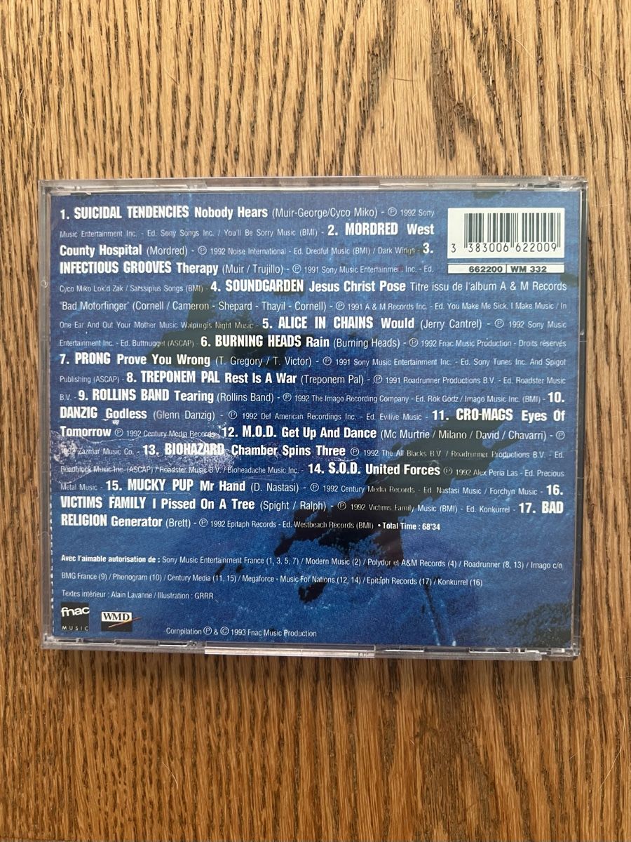 CD: FNAC Presents: Crossover Compilation Various Artists (1993) – Usato da Hünenberg venduto da Paddels 1