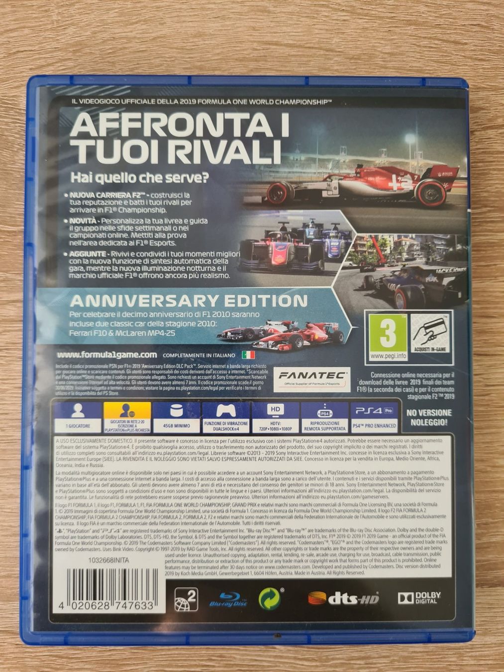 Spiele: F1 2019 Anniversary Edition (Multilanguage) - PS4 – Gebraucht aus Carouge GE von Gasco 1