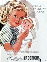 Cadoricin Brillantine Brenot - Alte Werbung / Publicité 1949