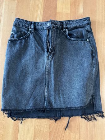 Jeansrock schwarz/dunkelgrau