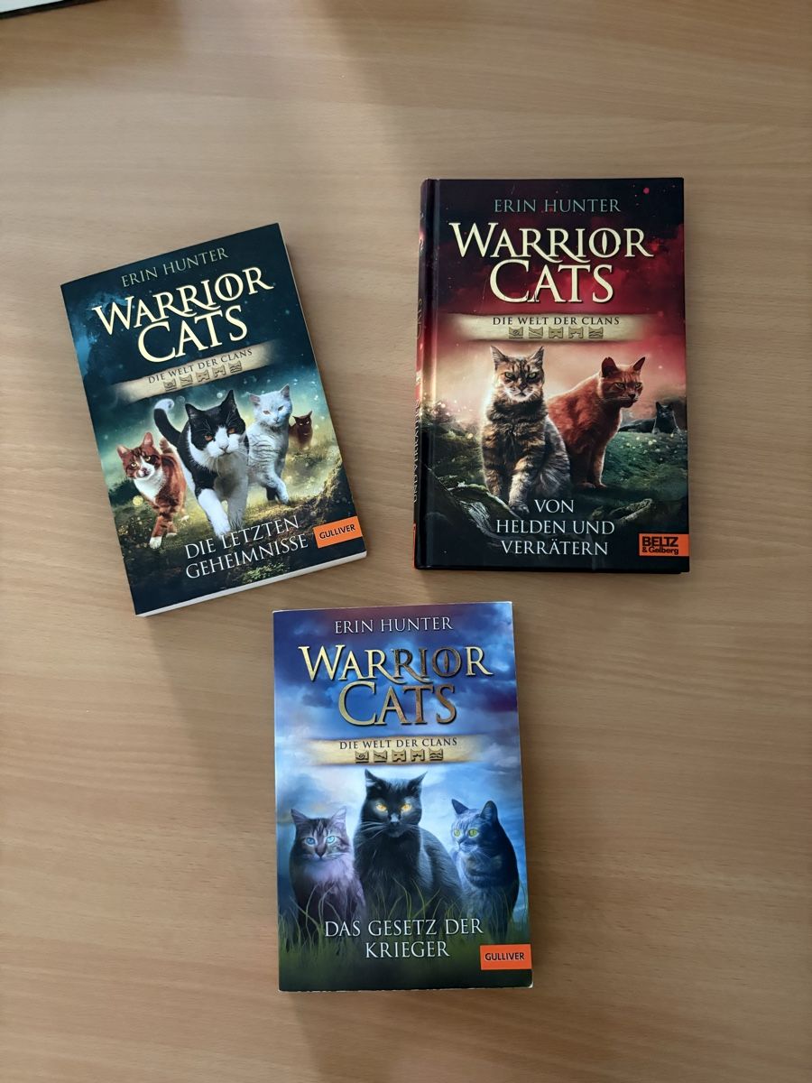 Libri: Warrior Cats Die Welt der Clans 3 Buecher  – Usato da Gamsen venduto da Jessi_Booh