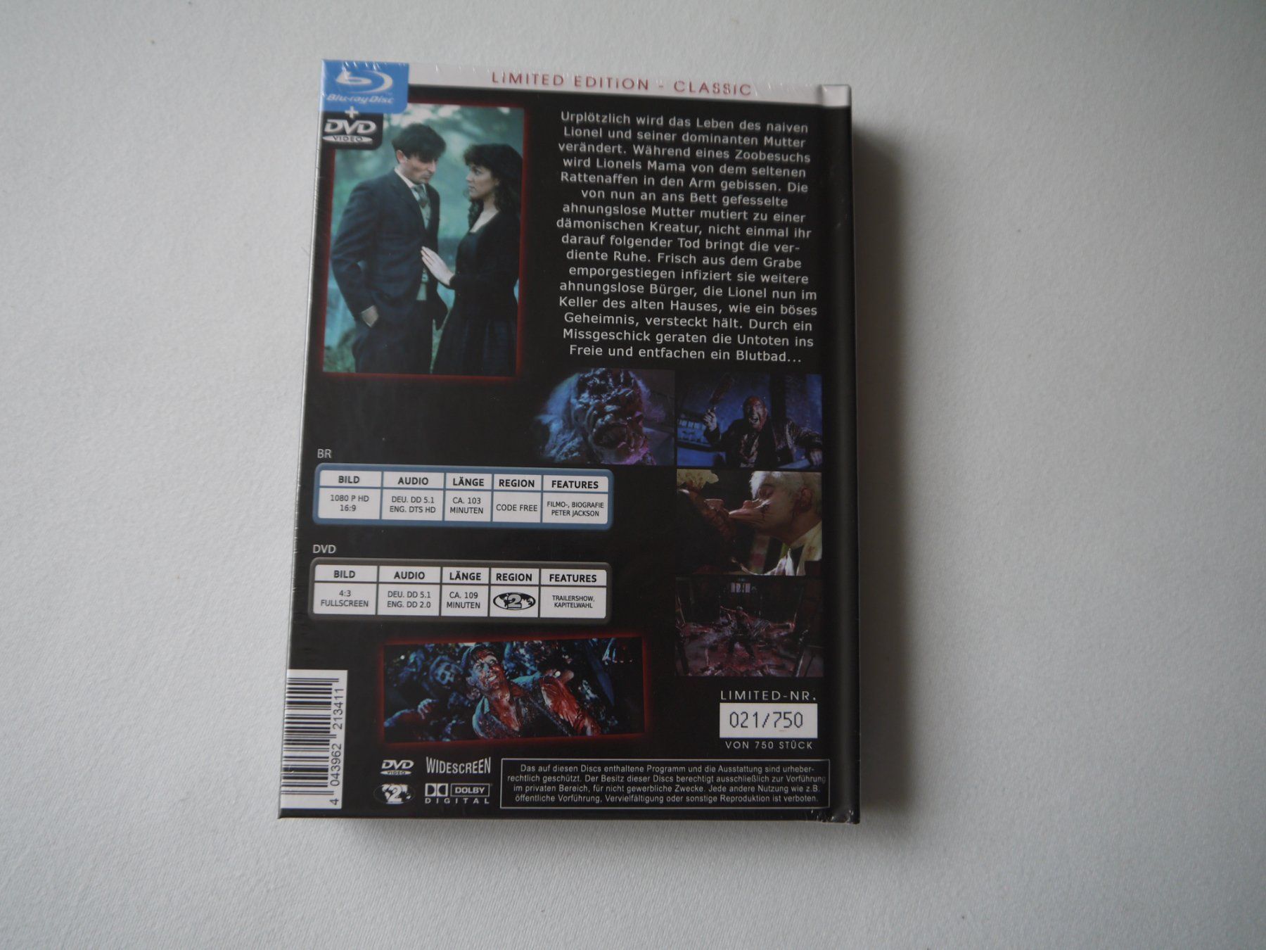 Tutti i DVDs: BRAINDEAD - Mediabook - neu OVP – Nuovo e nell'imballaggio originale da Hagendorn venduto da Blaf 1