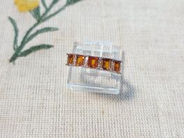 NEW - S925 Citrine Ring (Adjustable)