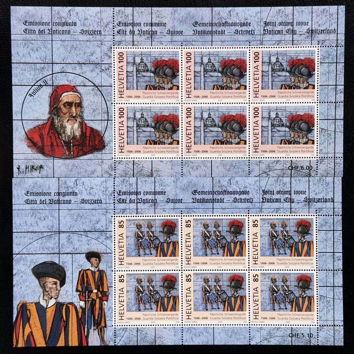 Alle Briefmarken: Frankatur CHF 100.- postfrische Bogen – Neu (gemäss Beschreibung) aus Glattbrugg von Artos67 2