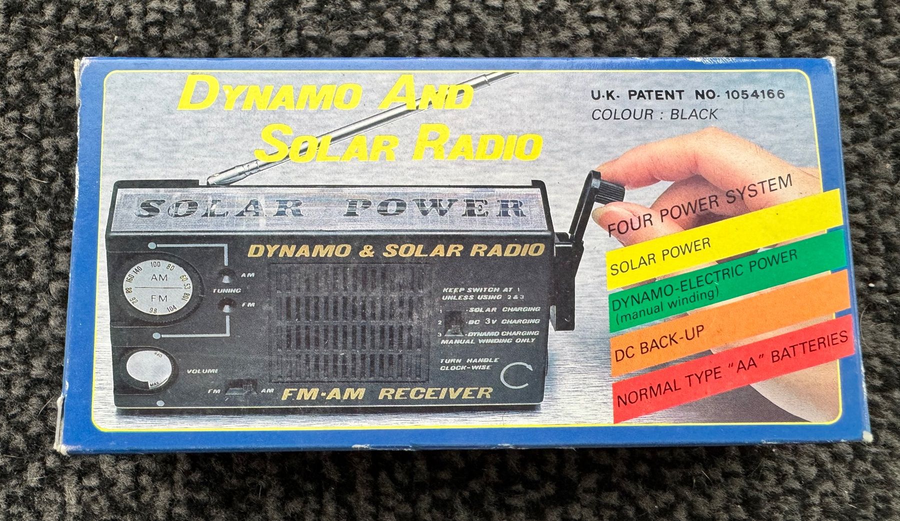 Radio: Vintage Dynamo and Solar Radio – Nuovo e nell'imballaggio originale da Meilen venduto da specials4sale