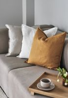 Kissenbezug Leinen SCANDI LIVING, Calm Ecru – 50 x 50cm