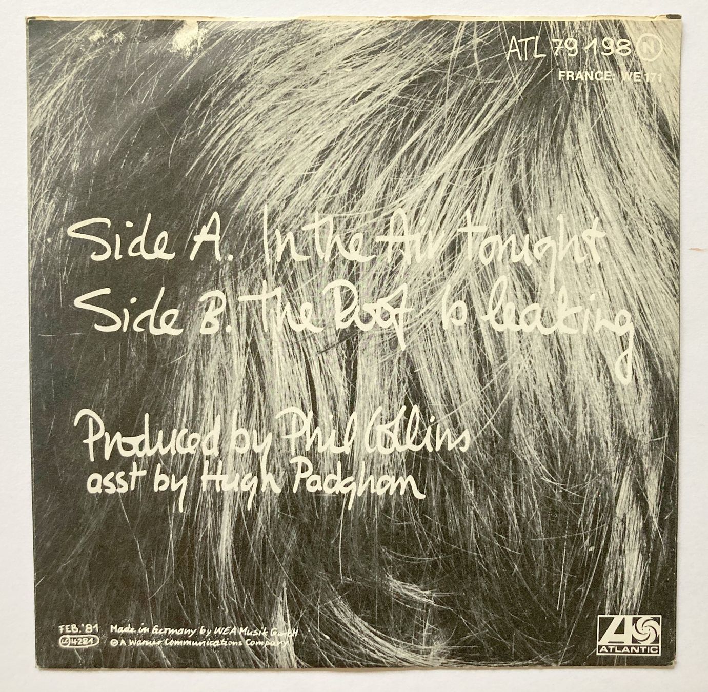Dischi in vinile: PHIL COLLING - IN THE AIR TONIGHT – Usato da Bottens venduto da hotter-than-hell 1