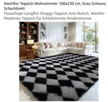2 Teppiche à 160x230 , schwarz/grau