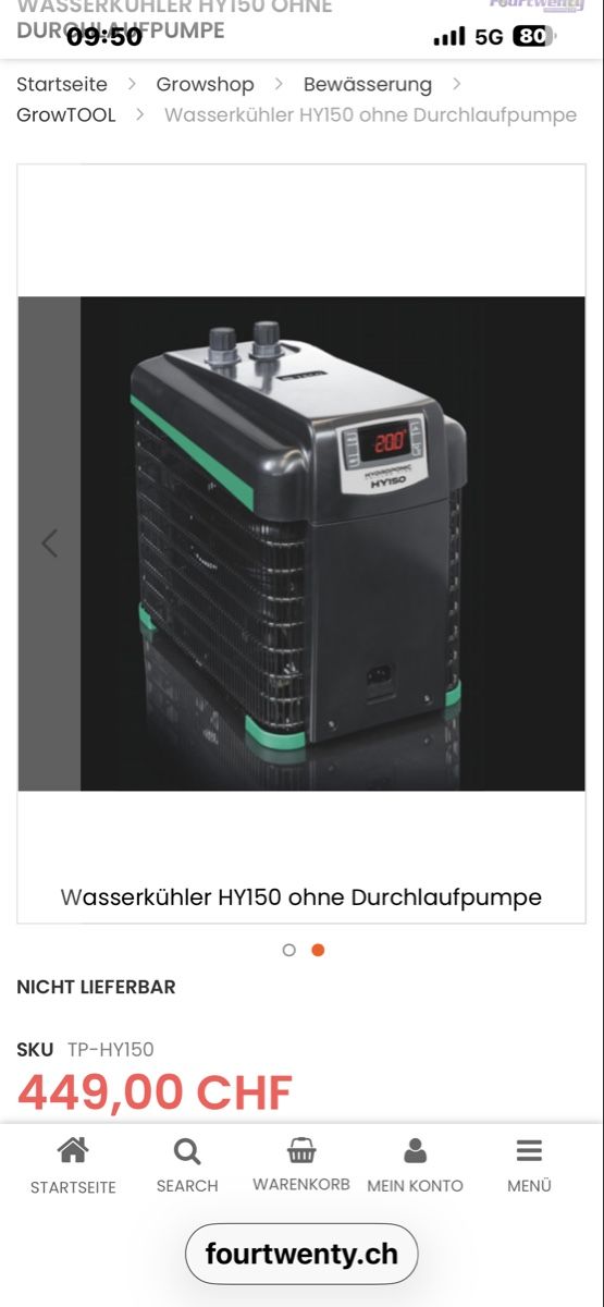 Pflanzen & Samen: Wasser Kühler Grow – Neu (gemäss Beschreibung) aus Sonceboz-Sombeval von dsc_m8bd 3