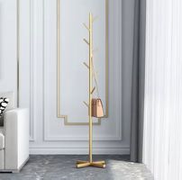 Garderobe Kleiderständer Gold