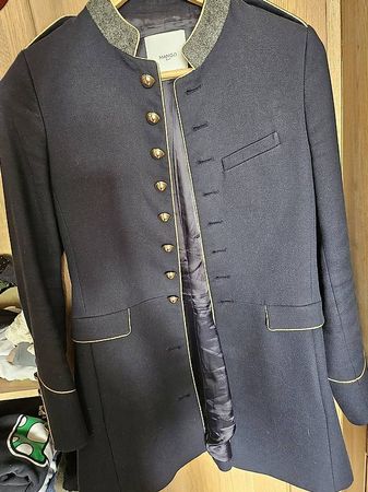 Kurzmantel blau XS