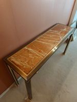 Konsolentisch mit "Rosso Alicante Marmor" im Art Déco Stil
