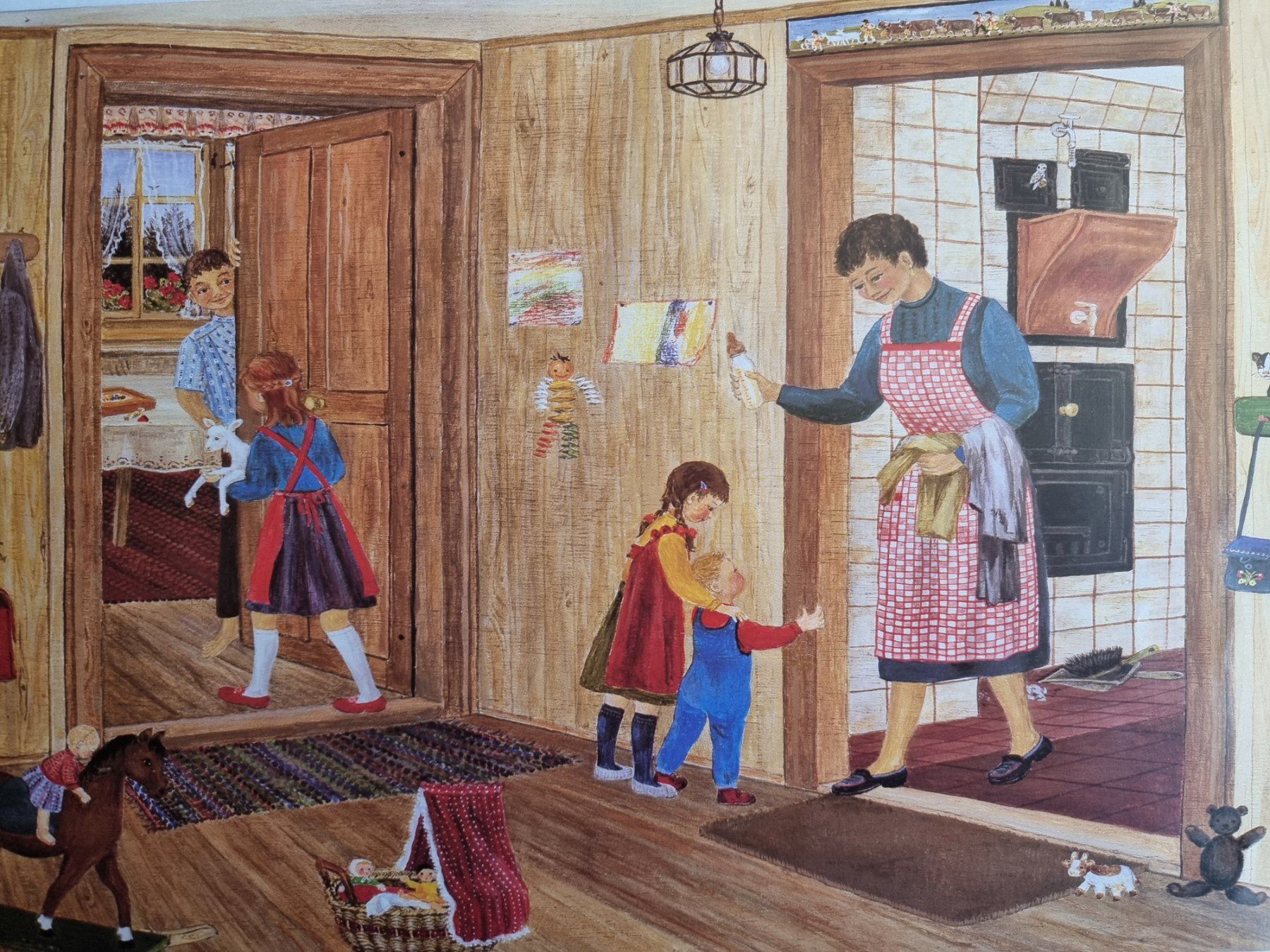 Foto & Immagini: FLÖCKLI DAS GEISSLEIN BILD VON LILLY LANGENEGGER – Usato da Gersau venduto da grafik-kunst 2
