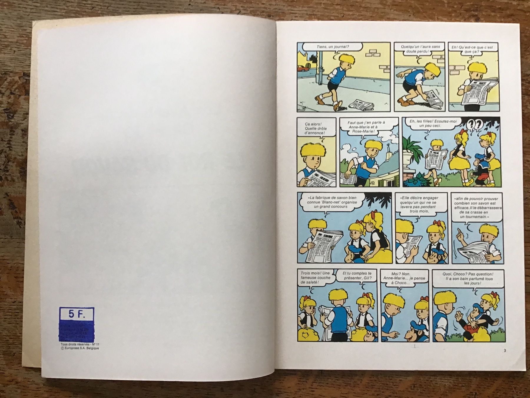 Fumetti: Gil et Jo EO T 11 – Usato da Fully venduto da Ruby97 1
