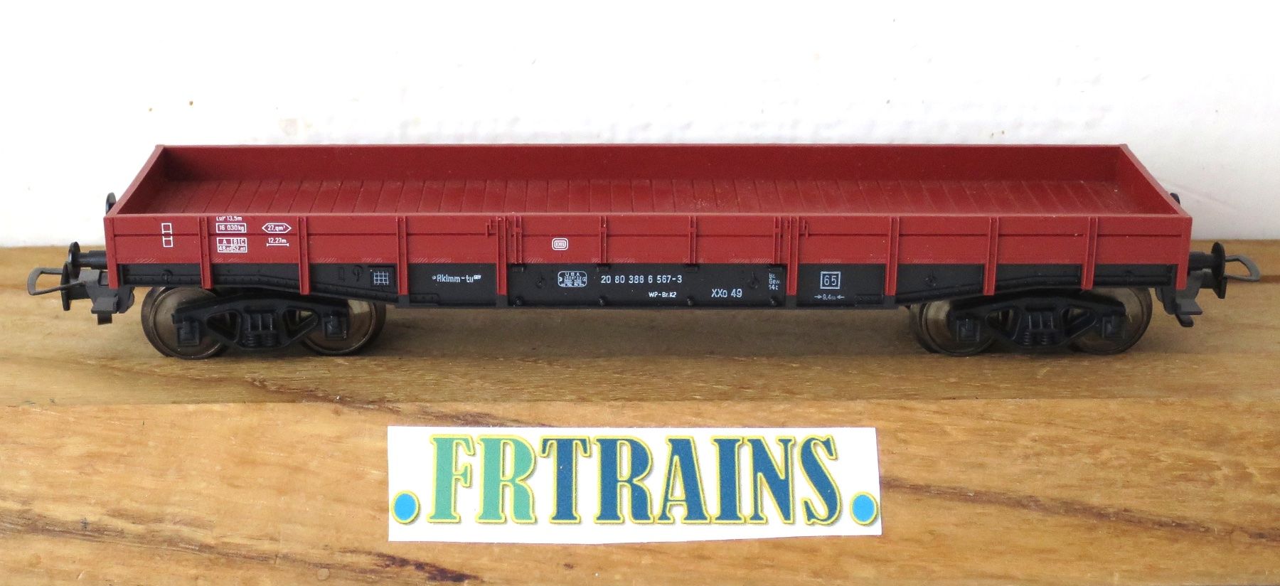 Fleischmann Modellini di ferrovie: FLEISCHMANN 5281 DB WAGON PLAT A BOGIES – Usato da Gland venduto da FRtrains 2