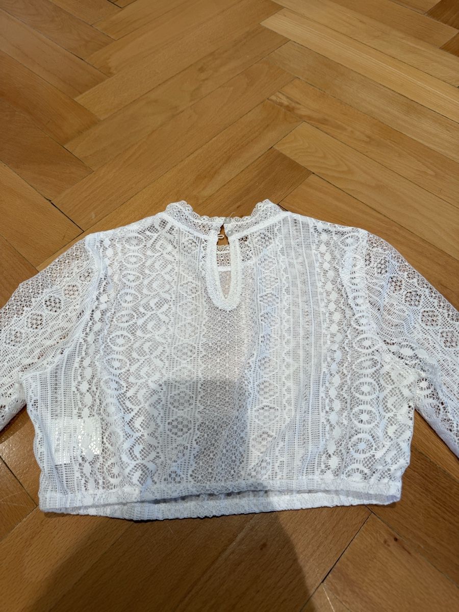 Camicette: Damen Dirndl Bluse Langarm Spitzenoptik Waldorff – Usato da Zürich venduto da joa_6zjc 1