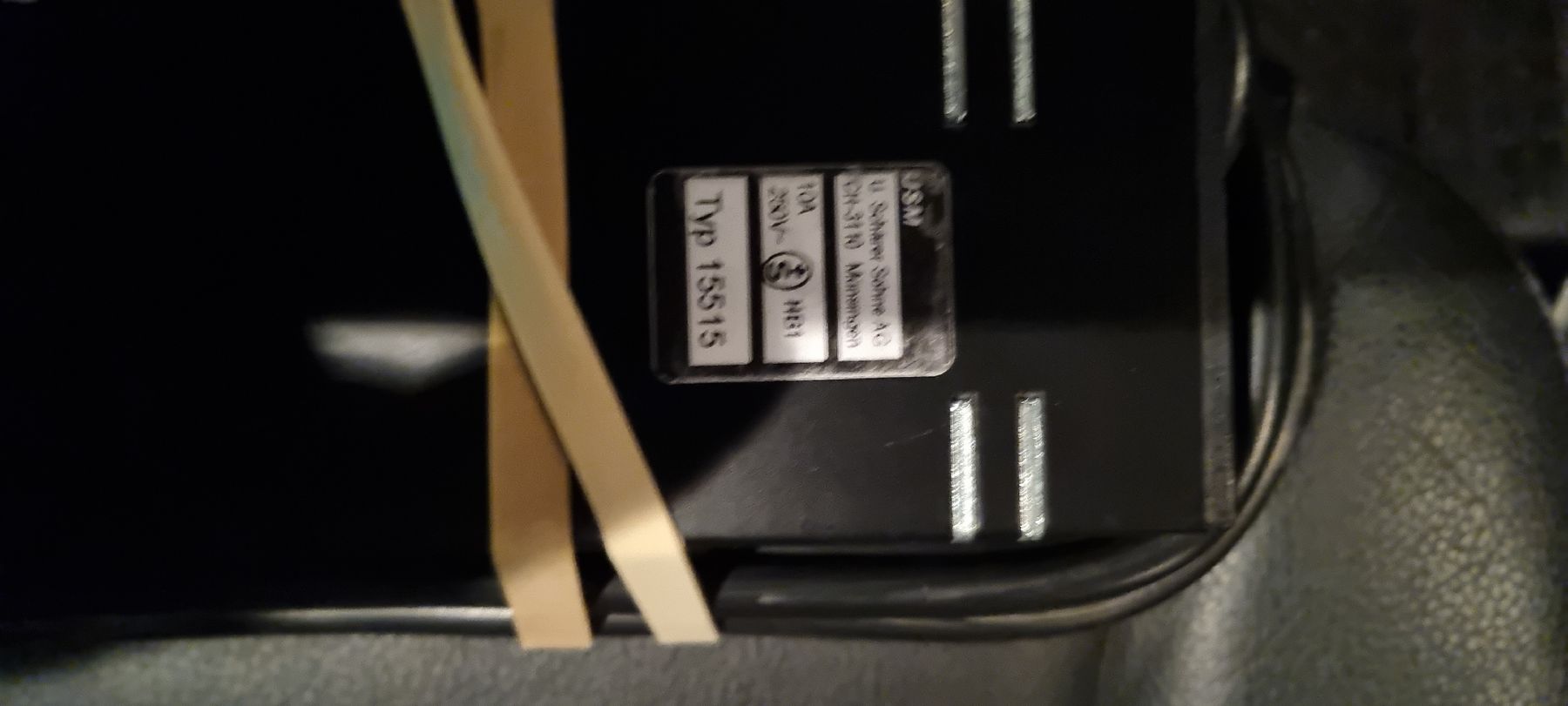 Stecker: USM Steckdosenliste,schwarz, Magnete – Neu (gemäss Beschreibung) aus Chur von Sihar 1