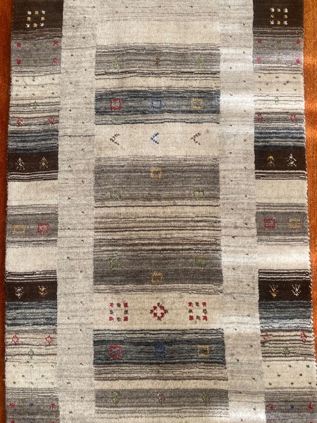 Gabbeh Tappeti: 3er-Set Gabbeh Loribaft 230x160 & 145x75 – Usato da Zürich venduto da Simodo 9