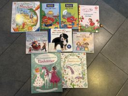 Bilderbücher, Vorlesebücher und Stickerbuch Konvolut Frühlin