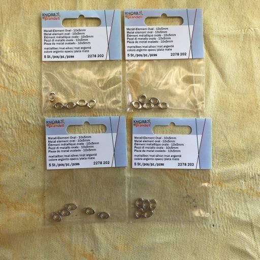 Tutti gli attrezzi: LOT METALL-ELEMENT OVAL 10X5MM JE 5STK. – Nuovo e nell'imballaggio originale da Ostermundigen venduto da Wyatt-Earp
