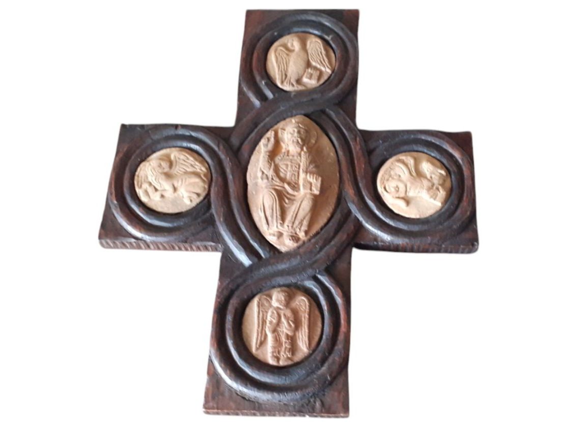 Sculture & Statue: Antikes Kreuz Vier Evangelisten – Usato da Mörschwil venduto da antiksalon 2