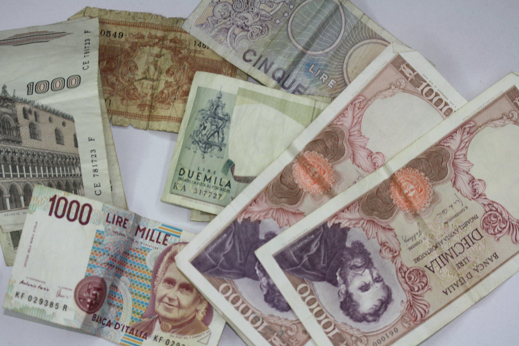 Banconote: Banknoten Italien 12 Stk. – Usato da Chur venduto da Invinoveritas