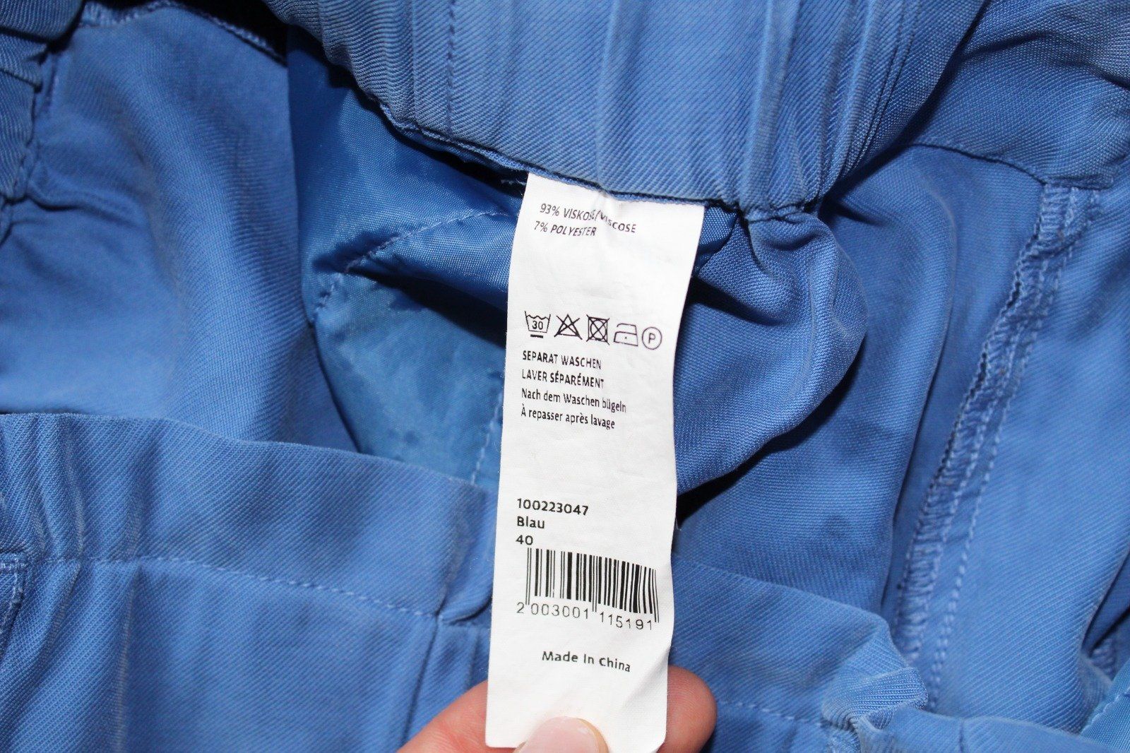 Manor Pantaloni: Manor Sommerhose, Gr. 40 – Usato da Rheinau venduto da Jackandjones01 2