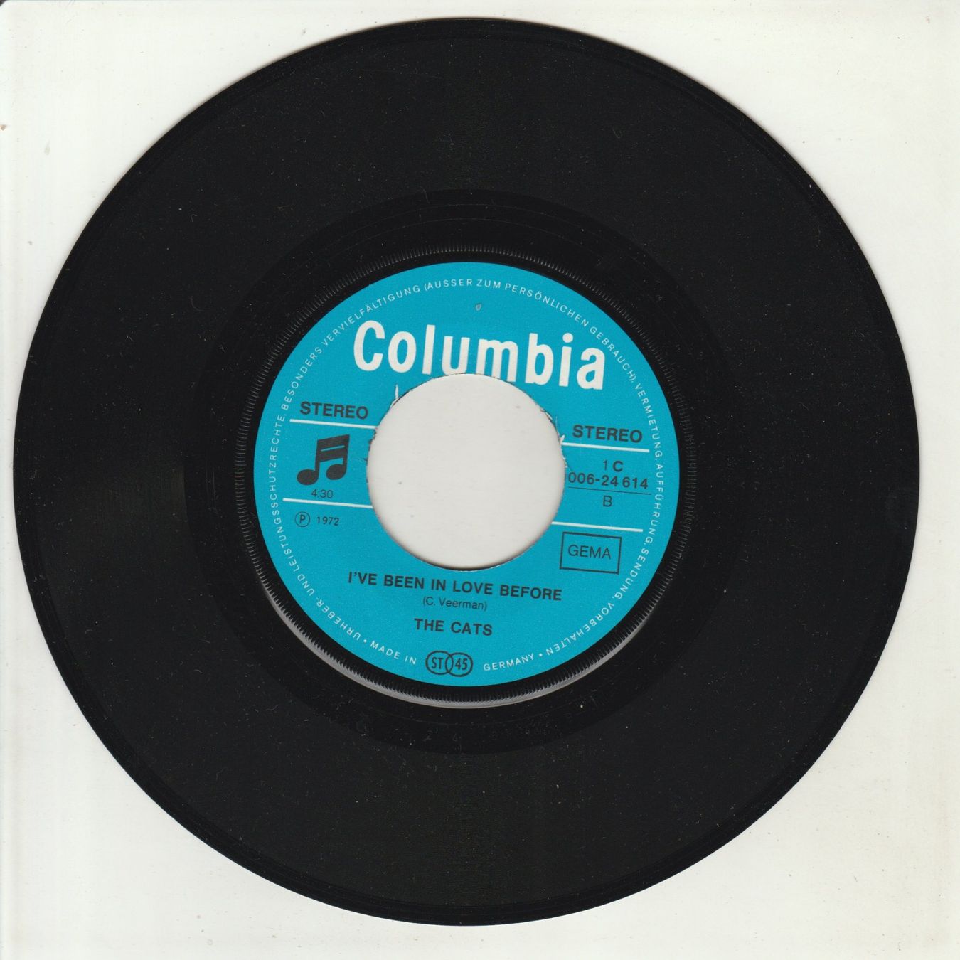 Dischi in vinile: The Cats - Let's dance 7" Vinyl 1972 – Usato da Tübach venduto da JamesStone 3