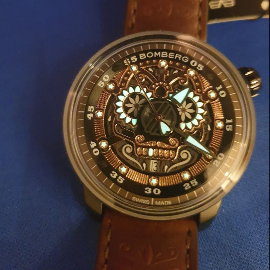 Bomberg Montres: Bomberg BB-01 AUTOMATIC MARIACHI SKULL – Neuf (Voir description) à Chabrey par Horology 3