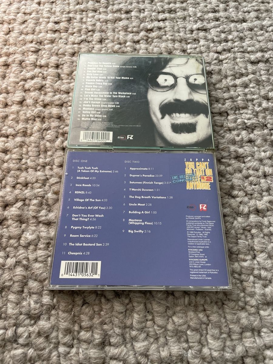 CDs: 2x Frank Zappa  – Gebraucht aus Reinach AG von trigger7811 2
