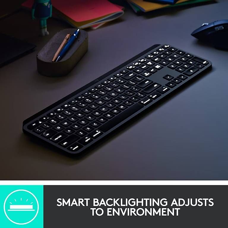 Logitech Tastaturen: Clavier Logitech MX Keys pour Mac – Neu (gemäss Beschreibung) aus Torny le Grand von cla_w6np 6