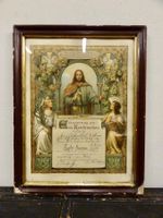 Erinnerung an Konfirmation 1907 Konfirmationsbild Joh. 6.35