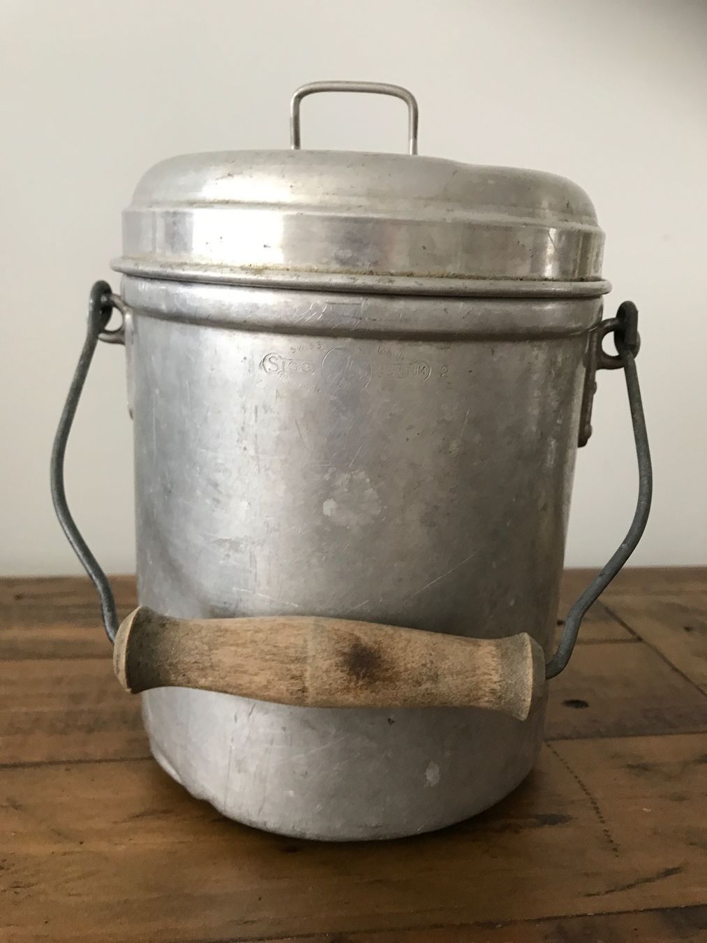 Pentole: Altes Milch Kessi Kessel – Usato da Rapperswil SG venduto da cosiba01