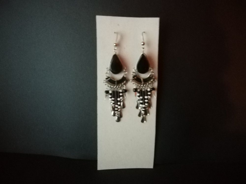 Célicréa - T'i pois lilas - Mignonnes boucles d'oreille réalisées à partir de perles en verre de