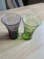 Coca Cola Gläser Set 2 Stück grün und grau 3dl