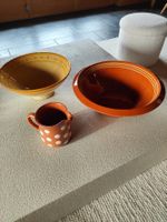 Lot de vaisselle provençale céramique – 2 saladiers + pichet
