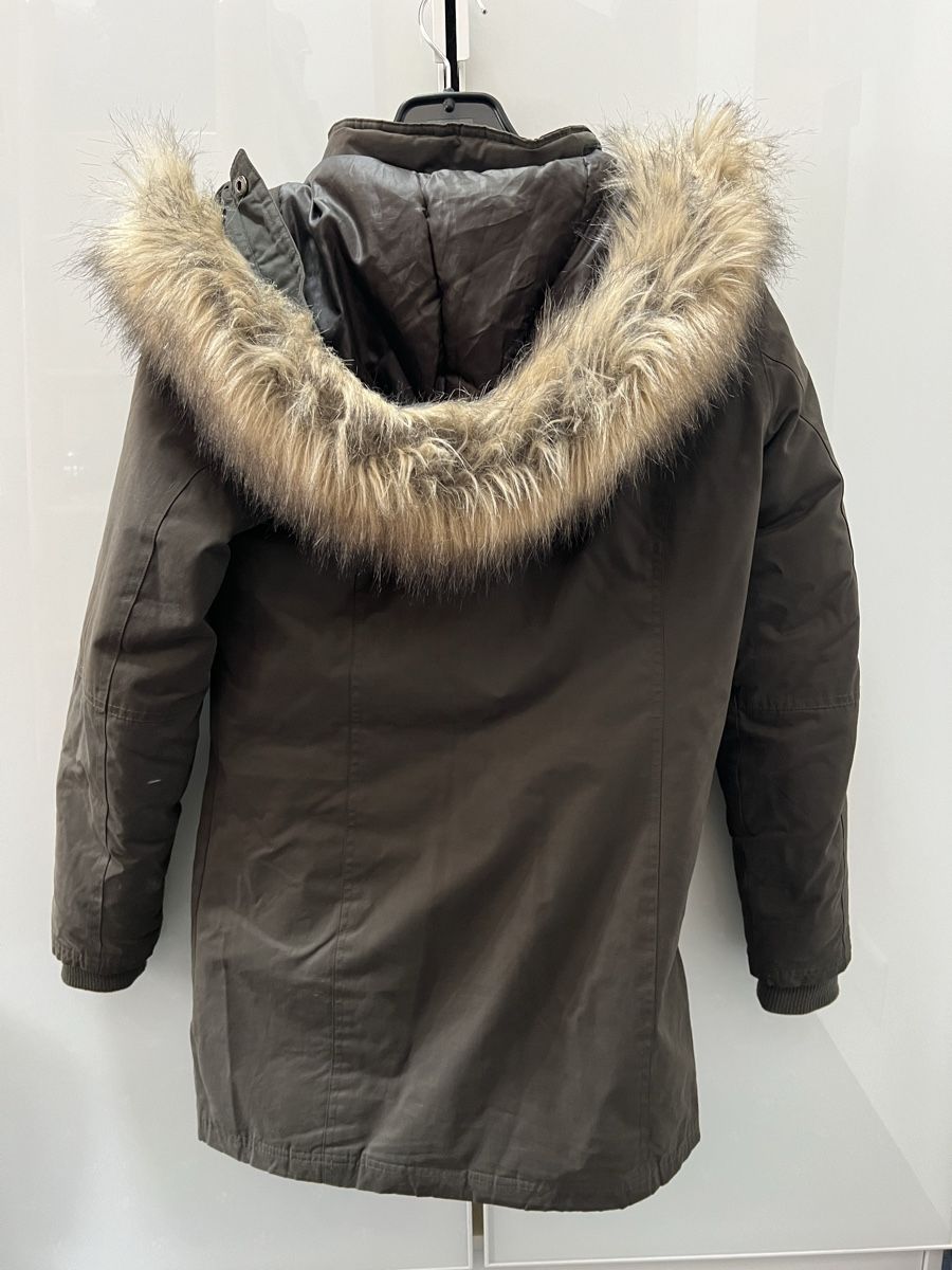 Only Cappotti: Wintermantel, Gr. S, Oliv – Usato da Grindelwald venduto da wand_24 1