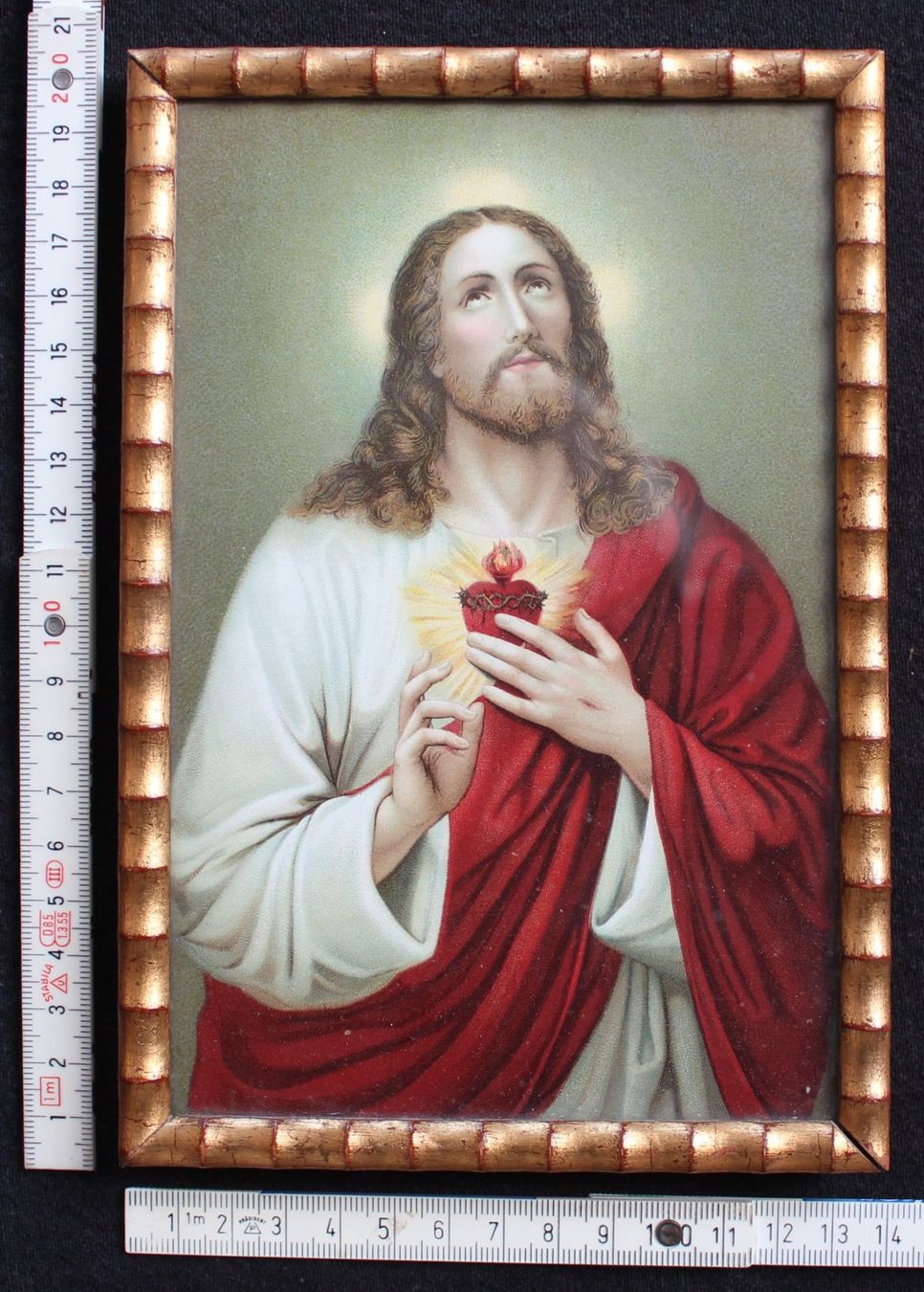 Foto & Immagini: Heiligenbild, alt, Grösse ca. 20 cm x 13,5 cm – Usato da Herznach venduto da atsirch60